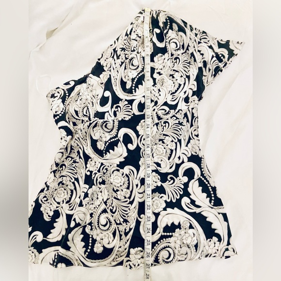 CACHE SILK ONE SHOULDER TOP  Size L - Picture 16 of 16